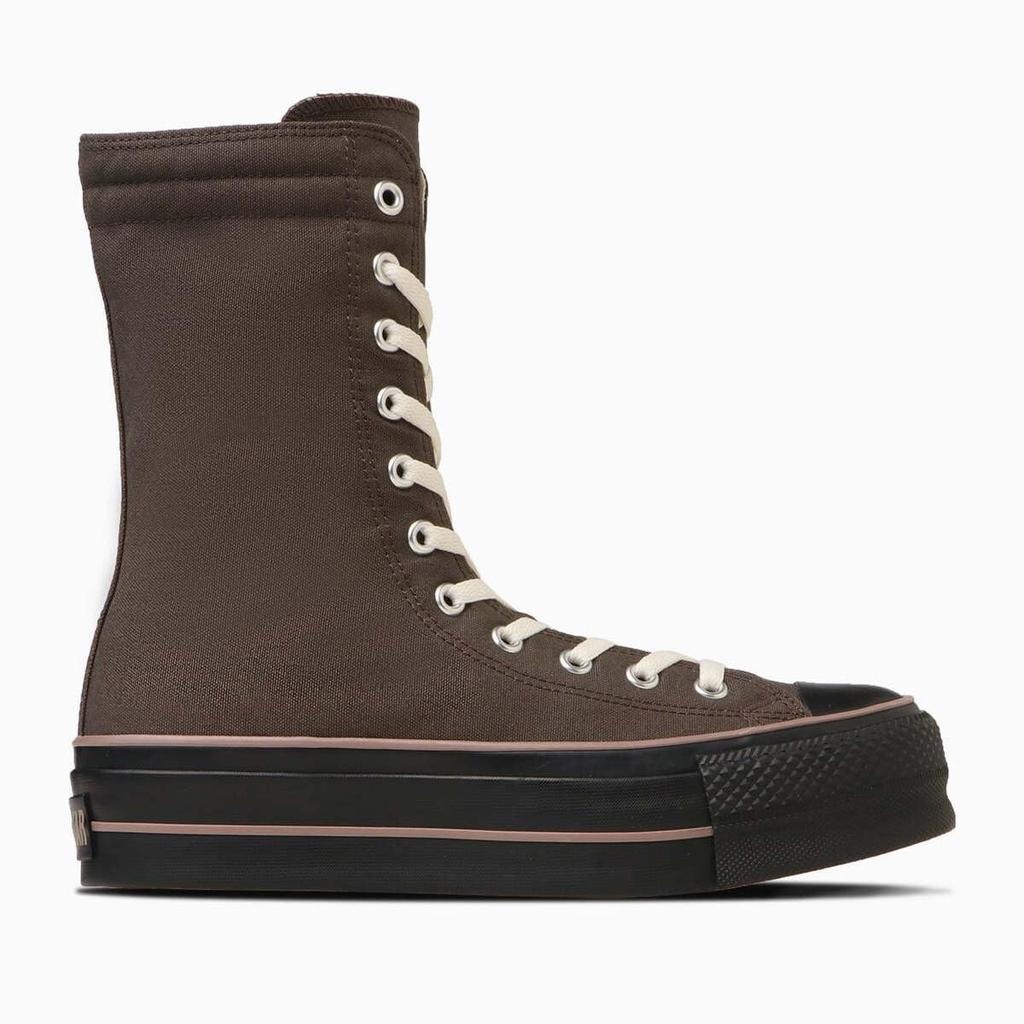 Converse All Star Lifted Size cm (R) Knee-High Sneakers, Brown/Black, 24.0