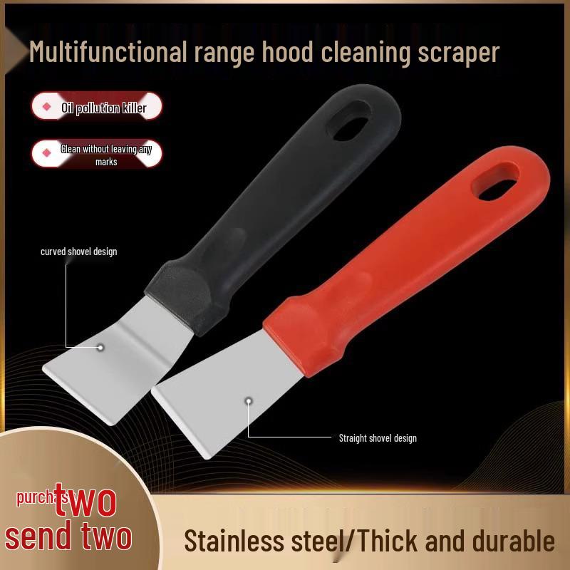 Stainless Steel Kitchen Range Hood Spatula and Caulk Scraper Tool