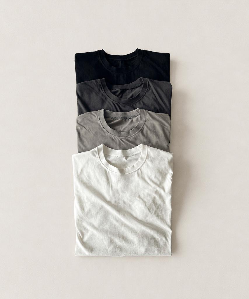 Tuo Basic Semi Loose Fit Soft Cotton Tee (11 Colors)