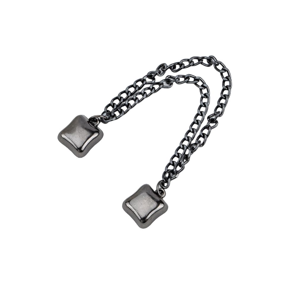 Multi-Function Shorten Trouser Clip Button Tassel Chain Cuff-link Leg Cuff Fixing Pin Skirts