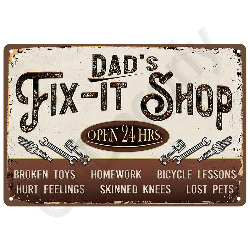 Retro Room Bathroom For Home Decor Items Tin Signs Metal Signs Vintage Wall Decorations Items Art Plate Posters Bar Accessories