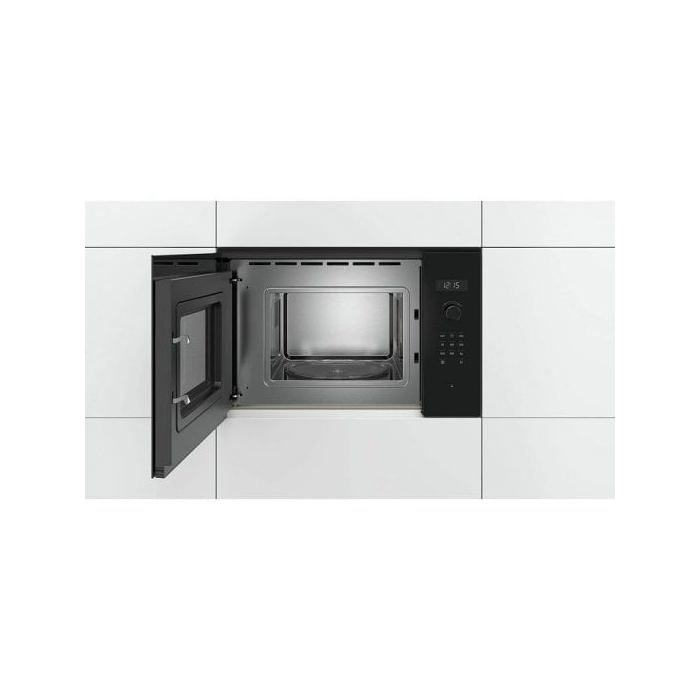 Bosch Serie | 6 BFL524MB0 Four Micro-ondes Monofonction Intégrable 20 Litres 800 Watt Noir Vulcano
