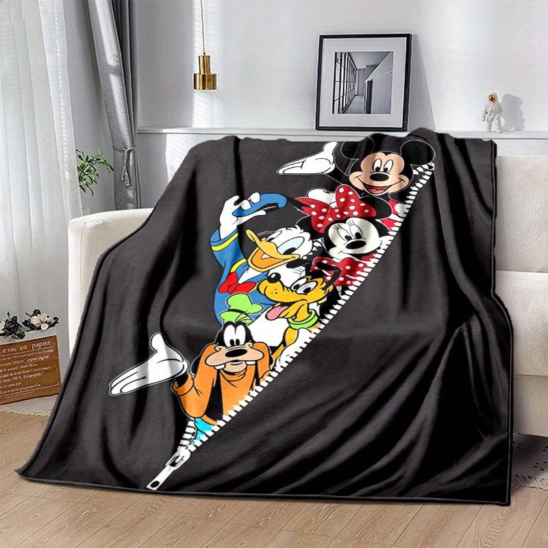 1pc, Cozy Disney Characters Home Decor Fleece Blanket: Perfect Gift for Bedroom, Living Room, Travel, Camping, Car