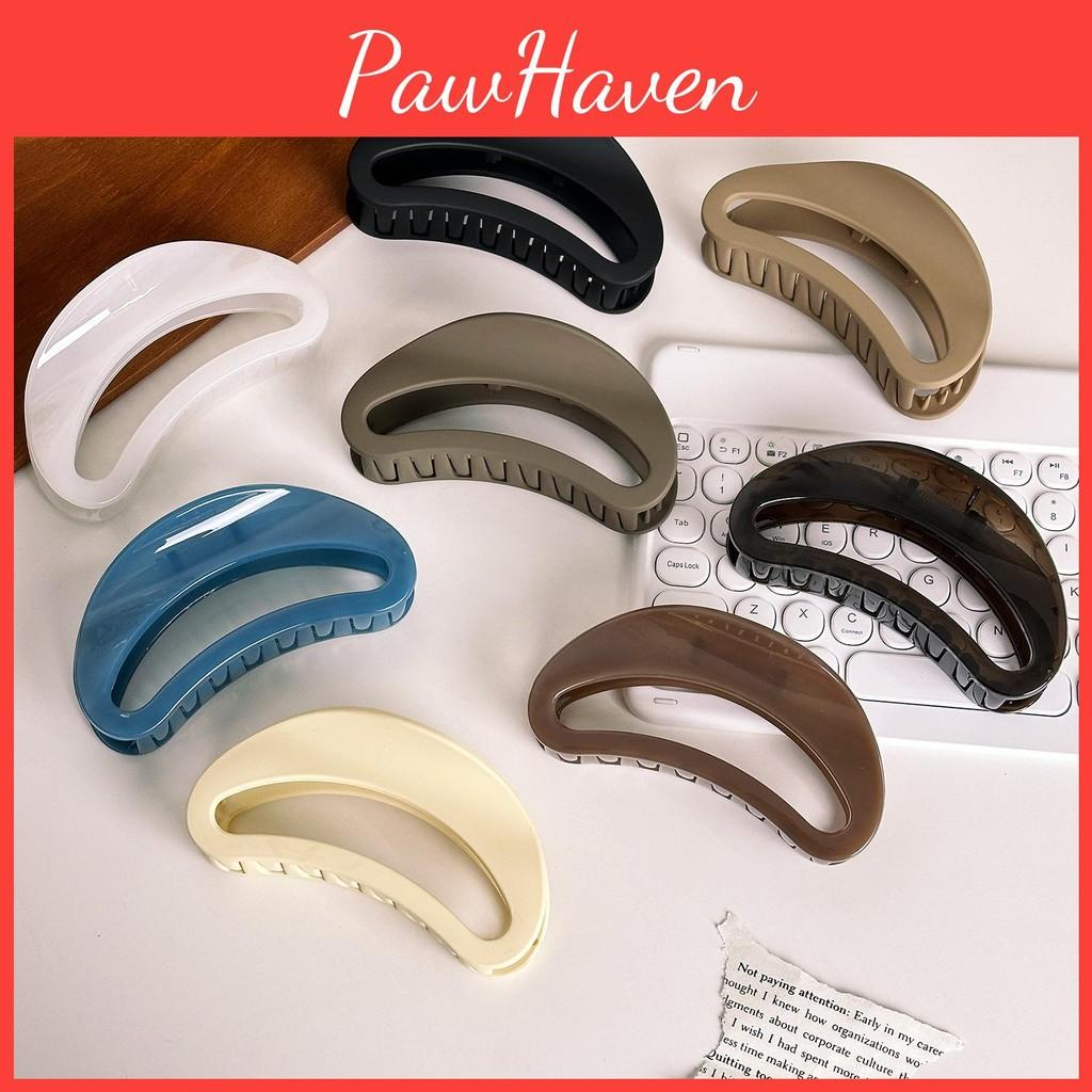 12cm Stylish Retro Hollow Moon Hair Clip For Sophisticated Everyday Looks