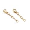 Sturdy Brass Adjustable Chain Portable Keychain with Lobster Clasp Fashion Accessory for Tent and Luggage Daily Use