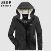 JEEP SPIRIT Men's Hooded Outdoor Casual Jacket