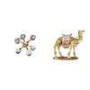 Sphere Camel Figurine Tabletop Ornament Modern Resin Animal Statue Decorative Sculpture for Desk