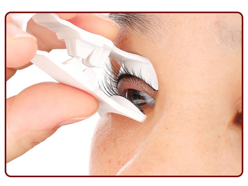 Zestaw magnetycznych sztucznych rzęs Little Devil z futra ekologicznego z klipsem