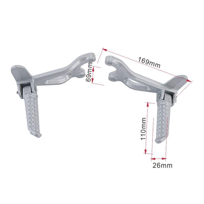 Motorcycle Footpeg Assembly: Rear Folding Footrest for Modification Accessories