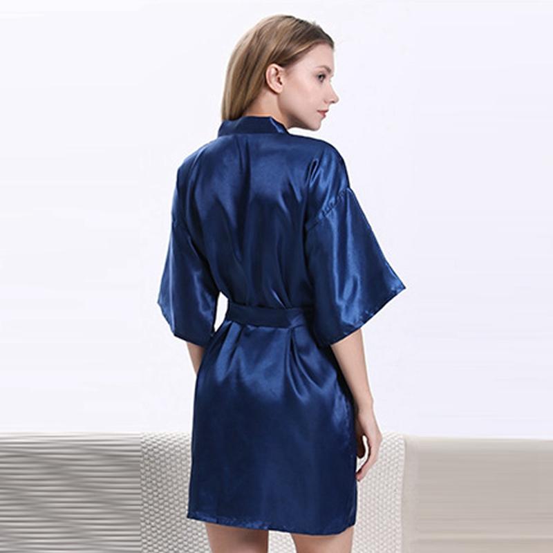 Women Short Sleeve Gown Robe Loungewear Pajamas