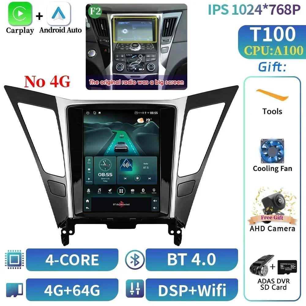 9.7inch Car Radio Multimedia Video GPS  For Hyundai Sonata Yf 8 2010-2018 Screen Android Stereo 4G  Wireless Navigation Stereo G