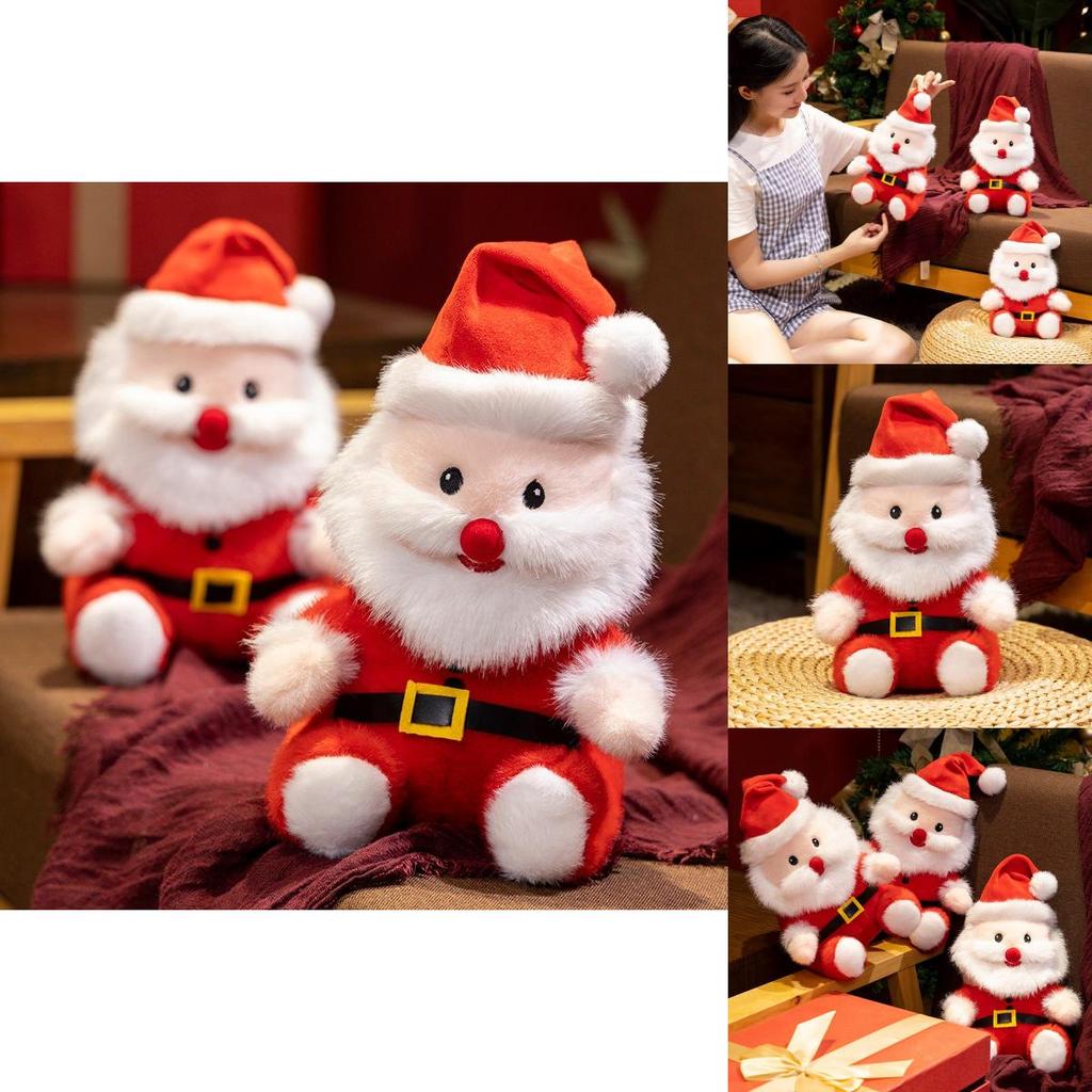 Delightful 25cm Plush Santa Claus Toy Perfect For Christmas Decorations And Gifts