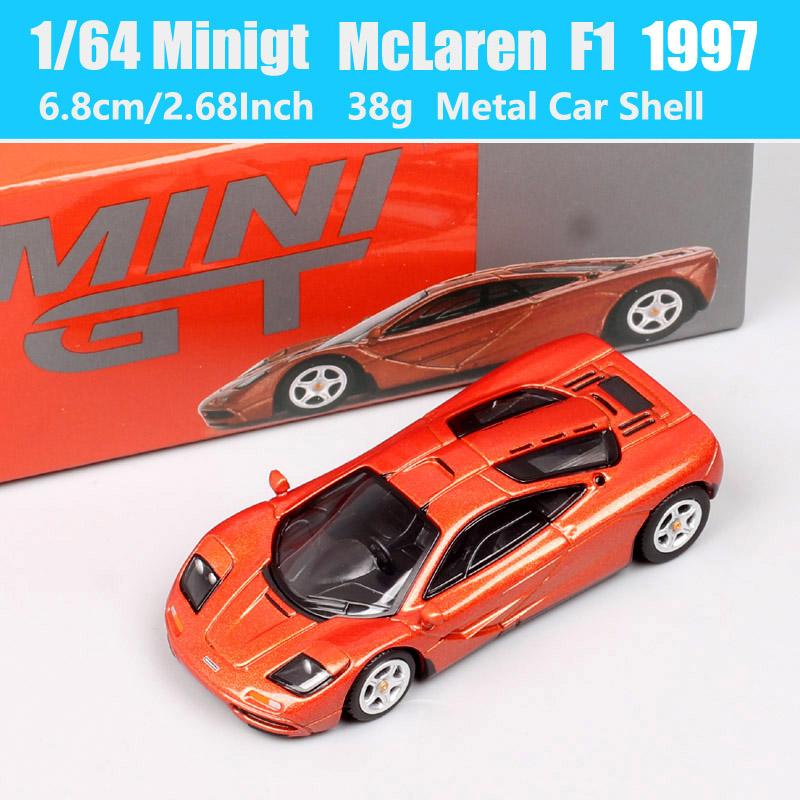 MiniGT 1/64 Scale Nissan Skyline GTR Racing Z Honda Civic Cadillac V 911 GT3 McLaren Datsun 510 Pickup Truck Car Model Toy