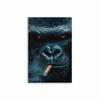 Modern Animal Gorilla Poster Gorilla Gangster Smokes A Cigar Wall Art Canvas Painting Fashion Pictures Prints Home Room Decor