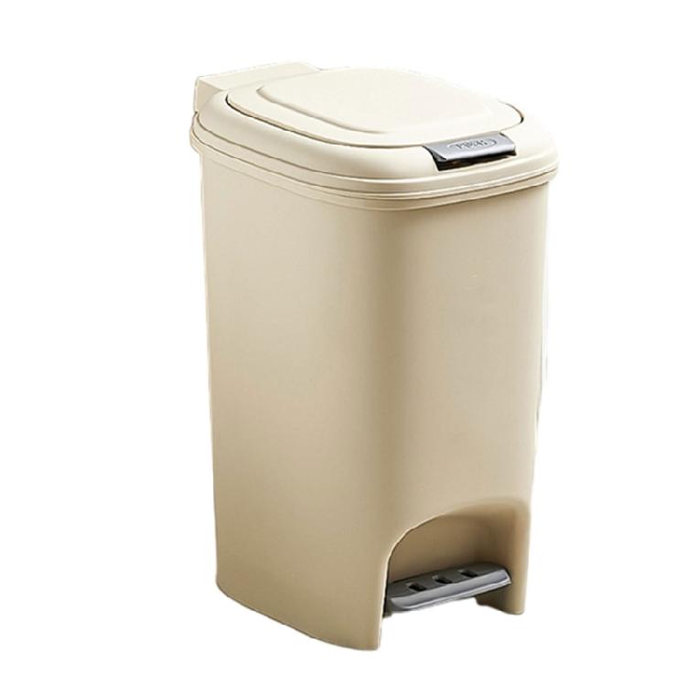 Space Saving 8L 10L 15L Double Opening Waste Bin with Pedal Press Control for Home and School