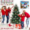 Home Acrylic Decor Holiday Advent Calendar Advent Calendar Collectibles 2D Whimsical Gnome Set Commemorative Home Decor Collectibles