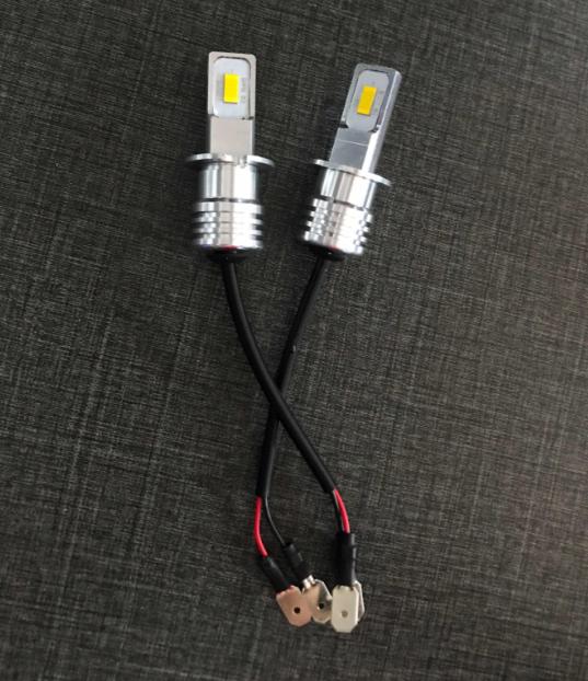 

2 шт. H3 автомобильные светодиодные противотуманные фары комплект для переоборудования супер яркая желтая лампа DRL 3000K 80W 50000H 2000LM автоматическая противотуманная фара