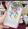 Ceramics Flower Jewelry Storage Box Vase Teapot Flower Basket Jewelry Case Storage Jewelry Organizer Display Home Decor Ornament