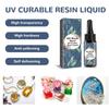 UV Curing Epoxy Resin for Casting, Coating, Jewelry Making