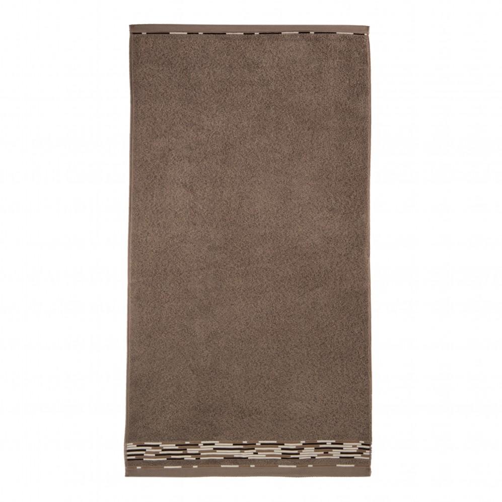 Graphic Towel 70X140 Zwoltex Dark Beige