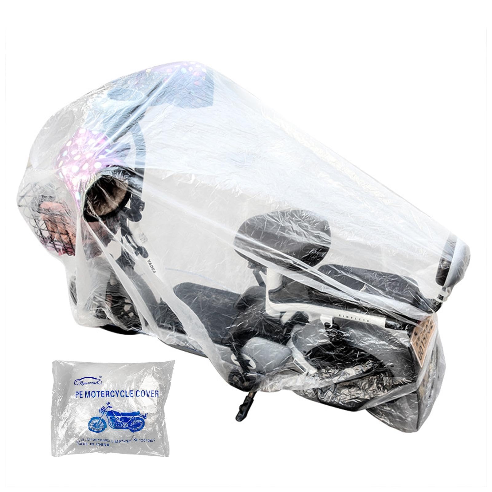 

Euyehn Clear Bike Cover,Transparent Bike Cover,Bike Cover Bike Scooter Cover | All Season Heat Please refer to the description