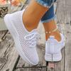 New Large-sized Summer Mesh Shoes for Women, Casual Running Sports Shoes, Mesh Breathable and Comfortable Sports Shoes