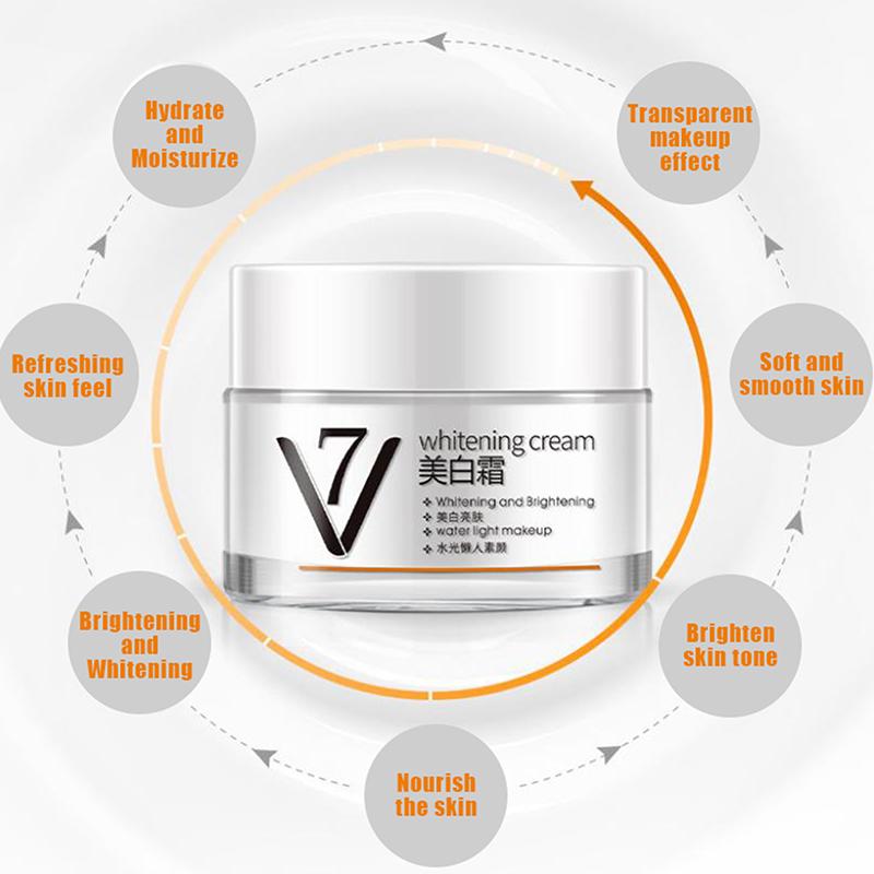 Mercilen V7 Whitening Natural Cream Moisturizing Lazy Base Cream Brighten Skin Rejuvenation Elastic Skincare Women'S Beauty Face