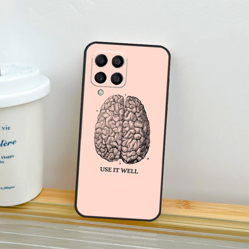 Medical Human Organs Brain Case For Samsung Galaxy M14 M54 M34 M13 M15 M36 M55 M35 M56 M16 M31 M11 M53 M12 M32 M52 M06
