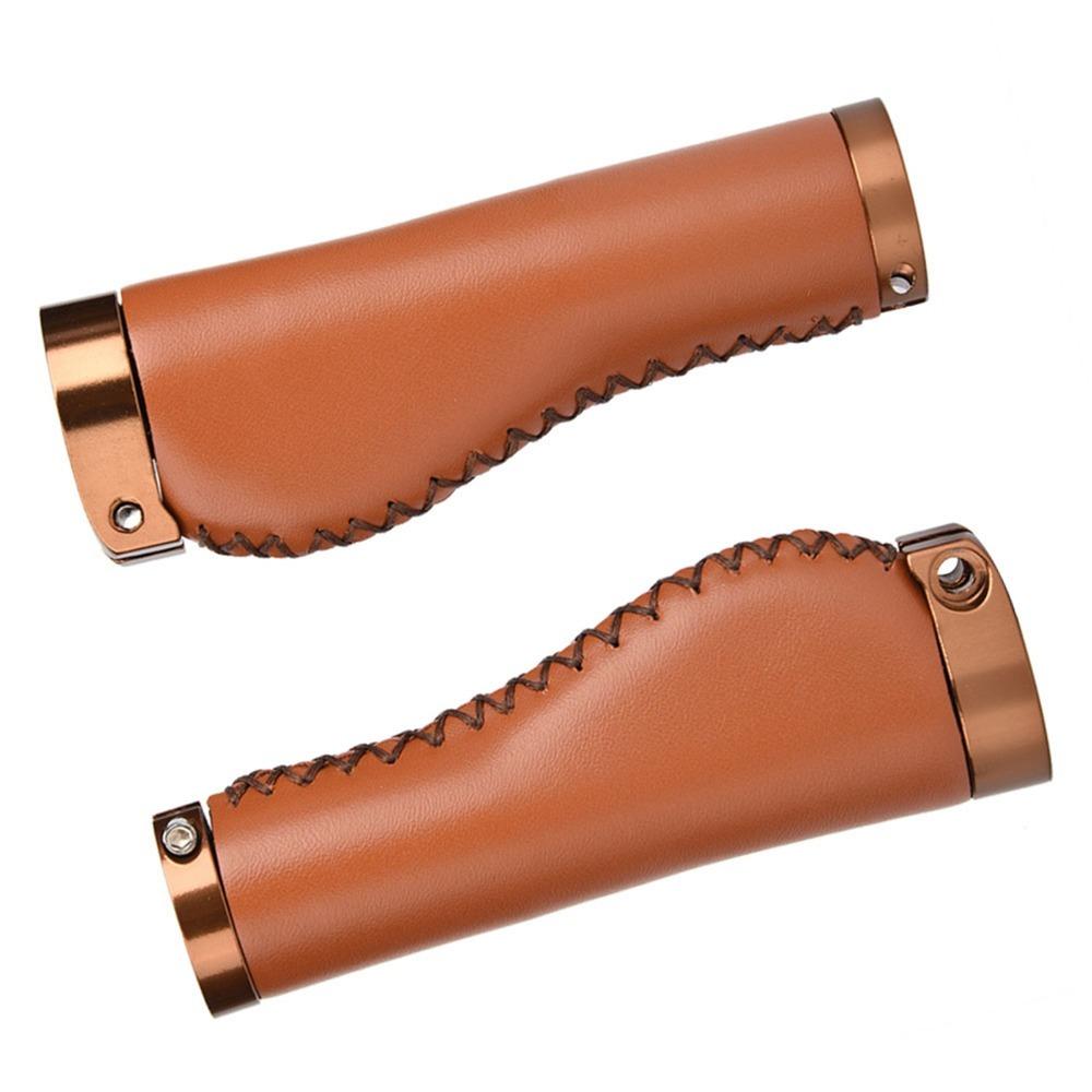 

1 Pair Lock On Locking Grips Retro Mountain Bike Grips Folding Bicycle Grips Cycling Accessories коричневий