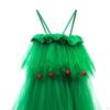 Christmas Costume Dress Cosplay up Photo Props Green Skirt for