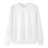 Cotton Plus Velvet Loose Fit Round Neck Sweatshirt - Versatile Solid Color for Autumn/Winter, 420g.
