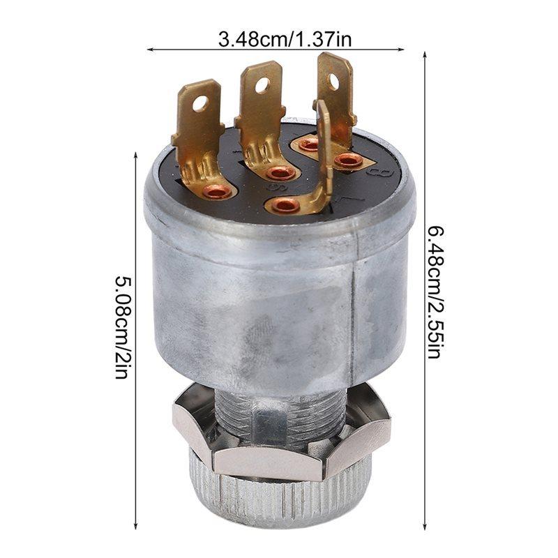 Replacement For EZGO TXT For Club Car Ignition Starter Switch With 2 Keys 33639G01 Golf Cart Start