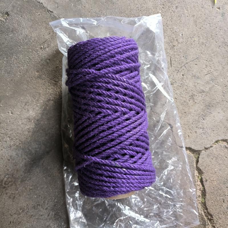 Handmade Odorless Sisal Cat Tree Rope: Vibrant, Fade-Resistant, Durable for DIY Scratching Posts