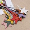 Japanese-Korean Simple Star Pendant Bag Ornament with Leather Lanyard