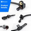 Front ABS Wheel Speed Sensor Left Right Fit For 4WD 1999 2000 2001 2002 2003 2004 Ford F250 F350 F450 F550 Super Duty Truck, Ford Excursion, Driver