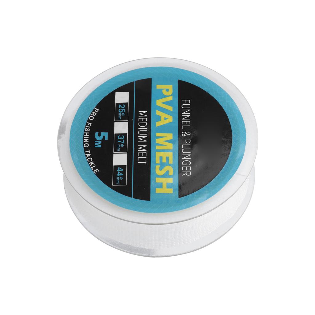 PVA Mesh Water Soluble Ecofriendly Narrow Fishing Net Refill Stocking Trap Bait Bag Net(37mmx5m )