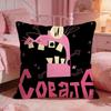 CCourage The Cowardlys DDogs Cushion Cover Premium Comfort Reversible Pillow CoveTwo In One Design For Any Room  Car Interior