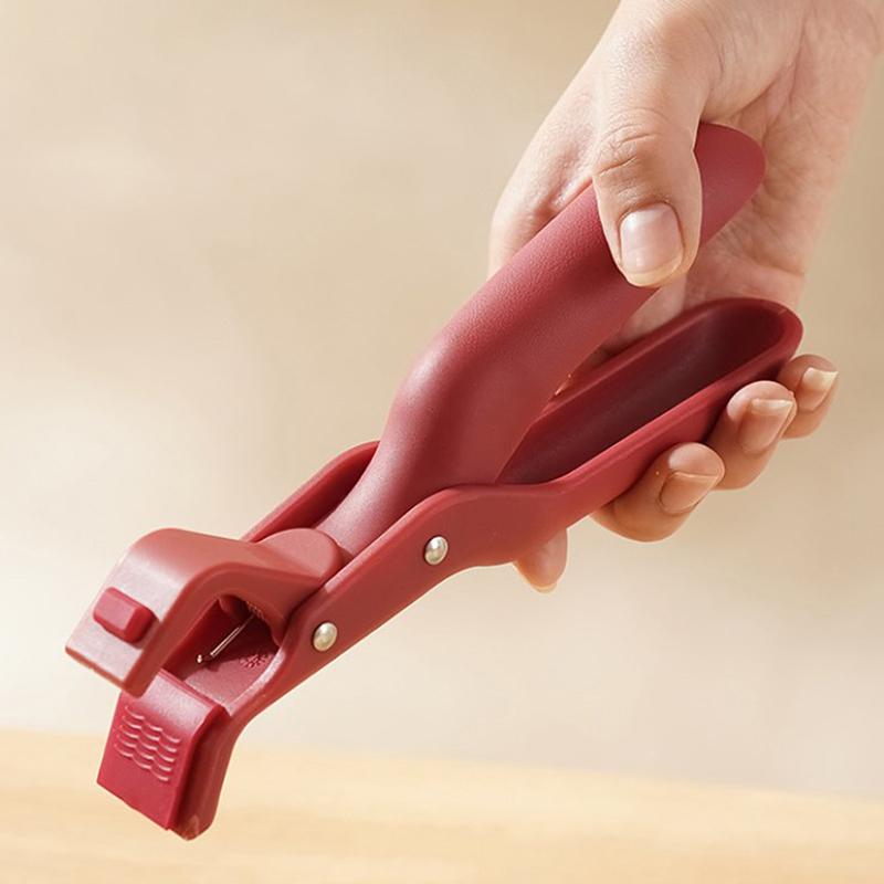 Anti-Scald Clip Silicone Kitchen Anti Scald Plate Bowl Dish Pot Holder Anti-Hot Clip Lifter Kitchen Accessories Gadget