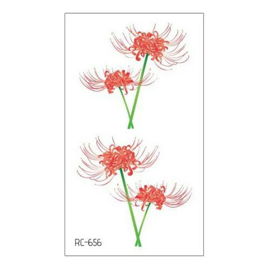 Waterproof Long-lasting Cute Peacock Feather Temporary Tattoo Stickers for Women