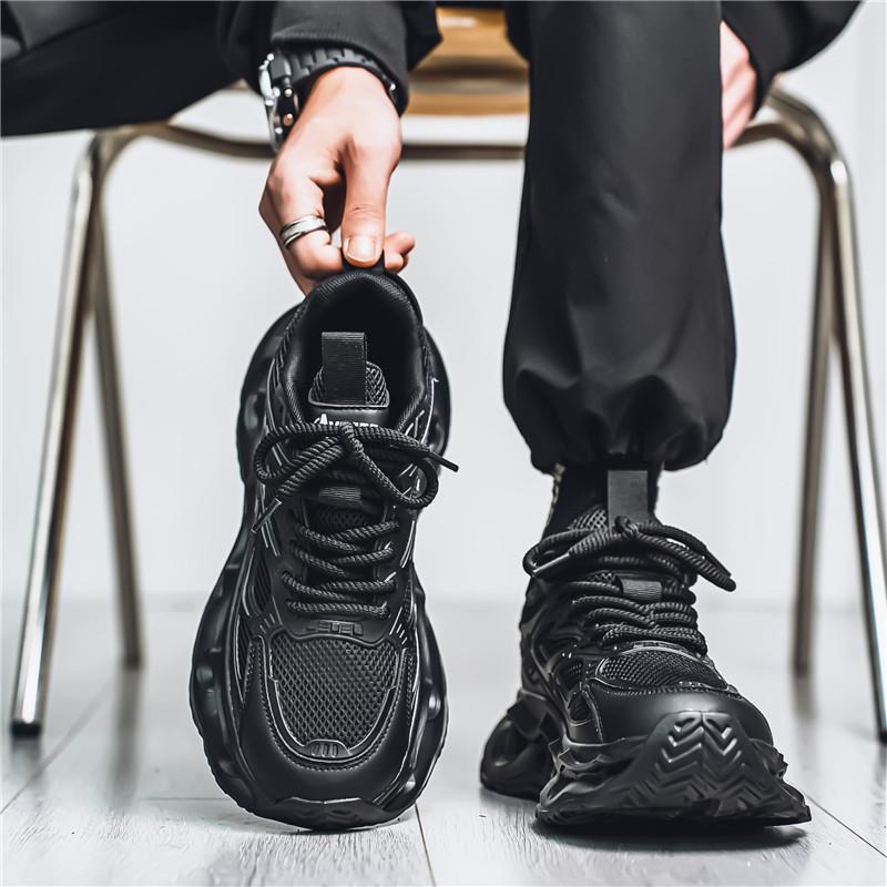 

Men s dad shoes 2025 new casual versatile breathable mesh sneakers summer platform casual running shoes men 44