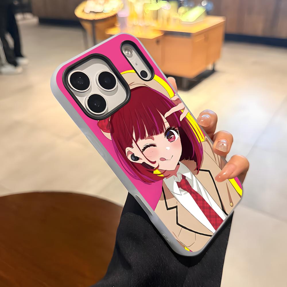 

Oshi No Ko Kana Phone Case For IPhone 17 Air 16 E 15 14 Plus 13 12 11 Pro Max Jelly 2 In 1 Protective Case iPhone 14 Pro