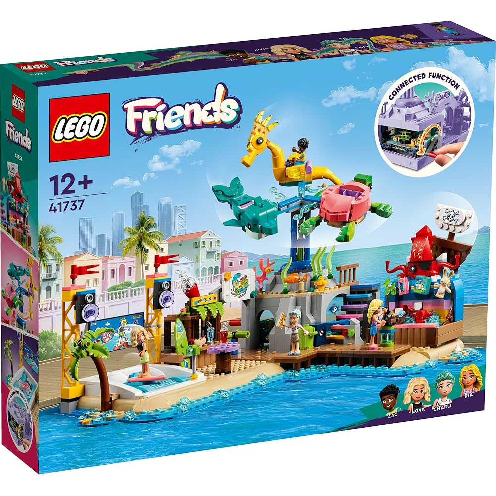 LEGO Friends Ocean Amusement Park Building Set 41737 for Kids Ages 12-14, Creative Play Toy