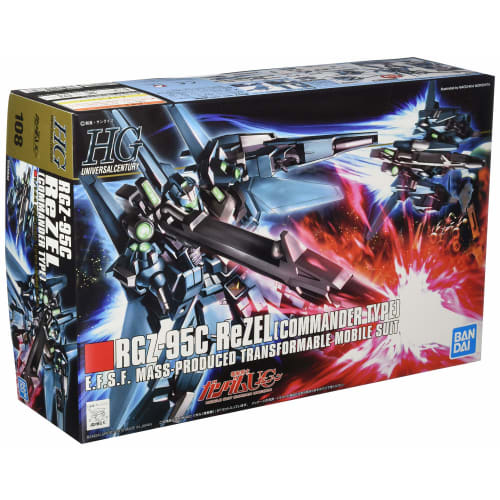 HGUC Mobile Suit Gundam UC ReZEL (Commander's Unit) 1/144 Scale Pre-Colored Plastic Model