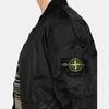 STONE ISLAND Logo Patch Zip Up Bomber Jacket K1S154100004S0A21V0029
