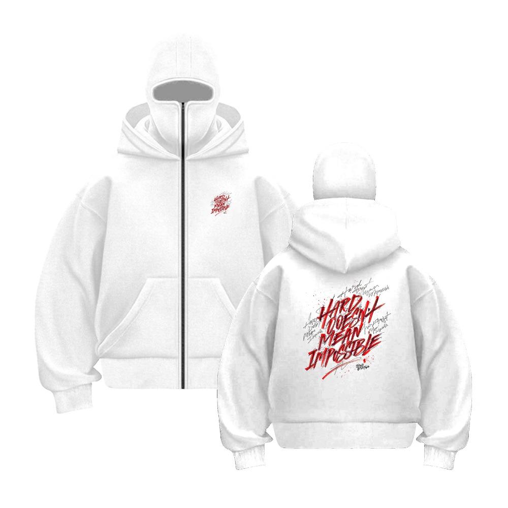 

Письмо Свободный Дышащий Влагоотводящий Толстовка с капюшоном на молнии Свободный Мужской Харадзюку Ин Кэжуал Стиль Топ XXXL