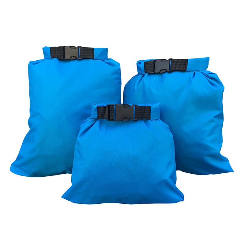 3Pcs/Set Multifunctional Drifting Bag Dry Bag Waterproof Bag Nylon Waterproof Bags 1.5L 2.5L 3.5L For Camping Hiking Backpacking