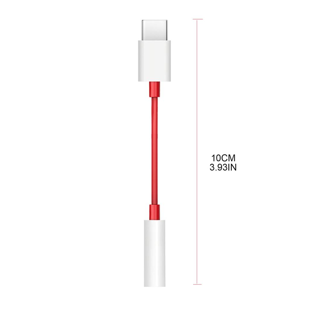 Adattatore da USB Type-C a Jack per Cuffie da 3,5mm Cavo Audio Connettore per One Plus 6T