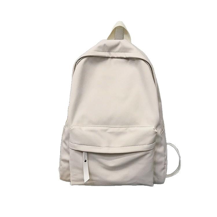 Schoolbag Japanese Men's Schoolbag Korean Version of Simple and Versatile Solid Color Student Unprinted Junior High School Mori Ins Backpack