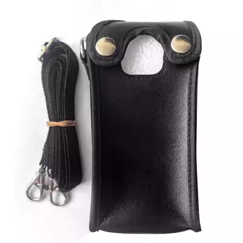 XIR P6600i DEP550e Walkie-Talkie Leather Case with Lanyard - Protective Cover, Drop-Proof Accessory.