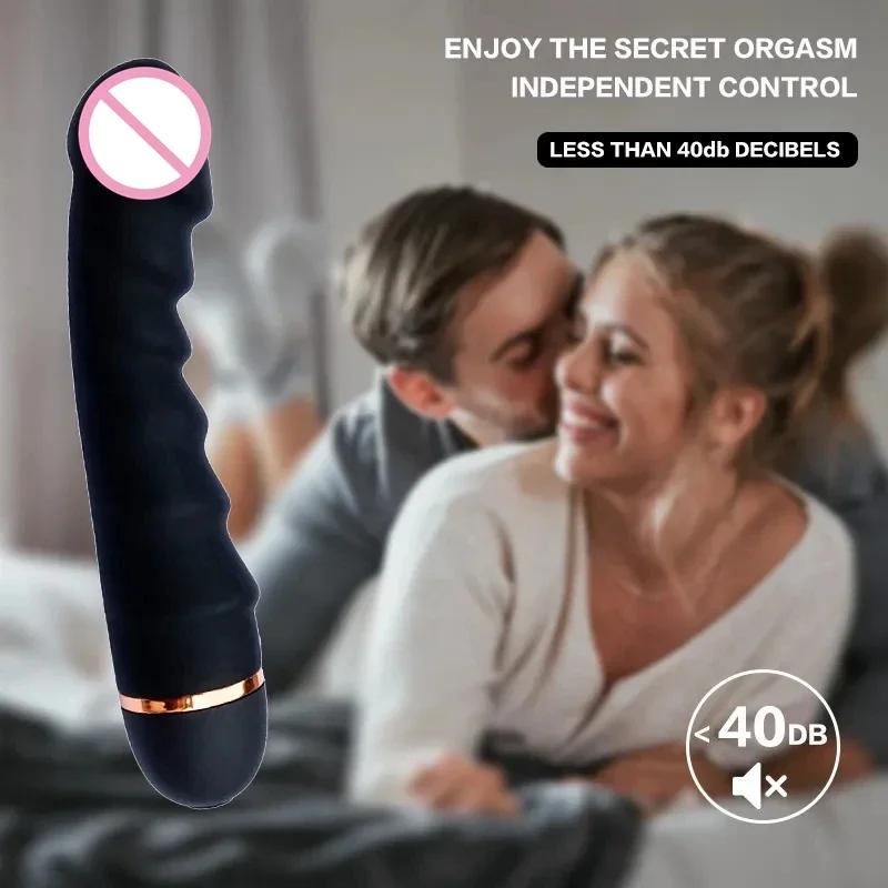 New Strong 20 Modes Female Realistic Penis Vibrator G-spot Clitoral Stimulator Vaginal Clitoral Masturbator Adult Sex Products